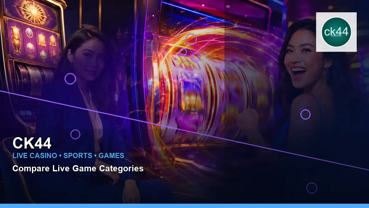CK44 লাইভ ক্যাসিনো ও স্পোর্টস গেমস | Bangladesh live gaming — live casino showcase · 4 — happy fishing