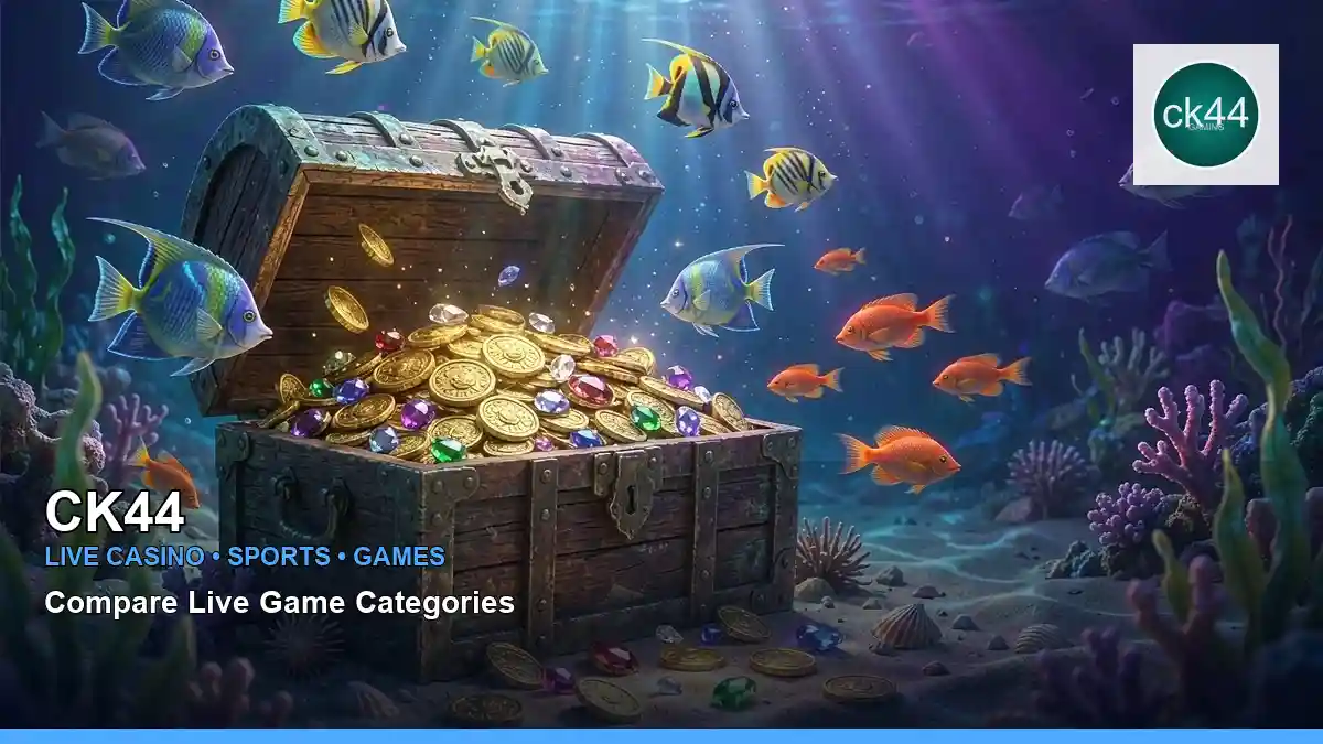 CK44 লাইভ ক্যাসিনো ও স্পোর্টস গেমস | Bangladesh live gaming — live casino showcase · 4 — relax fishing